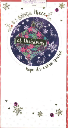 Picture of WONDERFUL NIECE CHRISTMAS CARD